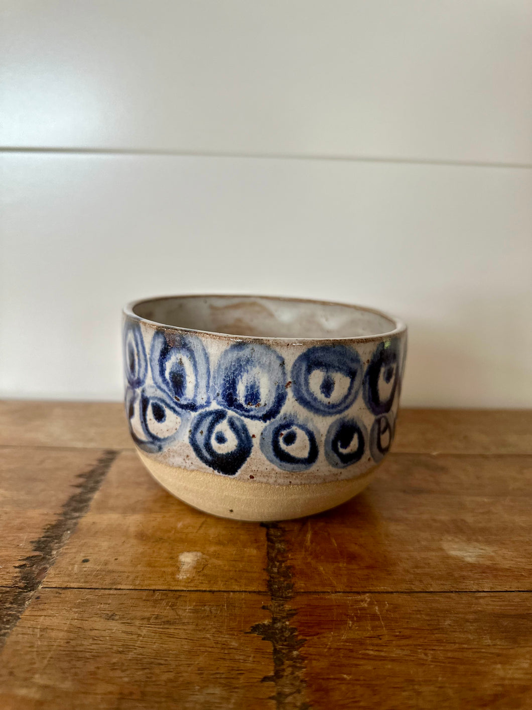 grand bol ronds bleus