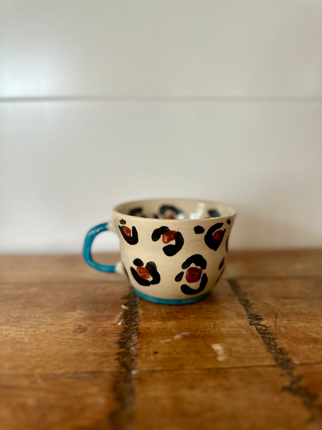tasse cafe leo turquoise